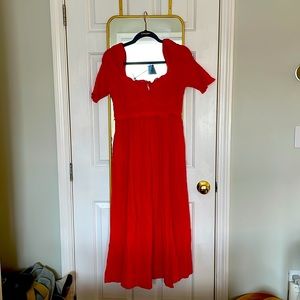 Free people sunshine season midi, gorgeous dress, worn 1x
